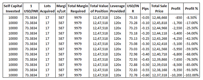 How a 50 paise fall erodes wealth with high leverage