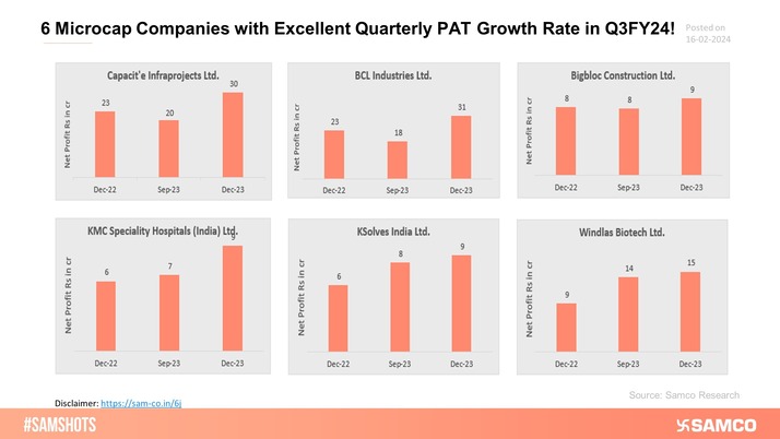 Here is the list of Micro-Cap companies that have performed well and delivered exceptional results in Q3FY24. Investors can keep these stocks on their watchlist.