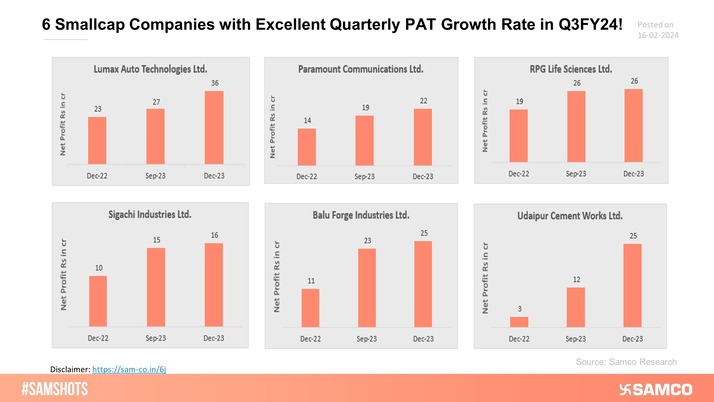 Here is the list of Small-Cap companies that have performed well and delivered exceptional results in Q3FY24. Investors can keep these stocks on their watchlist.