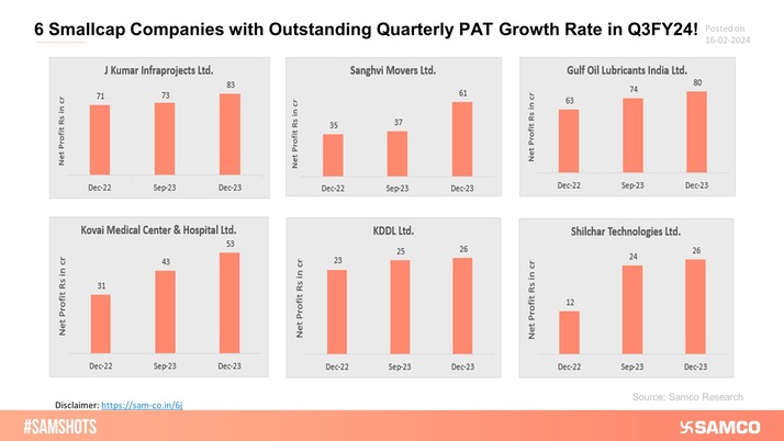 Here is the list of Small-Cap companies that have performed well and delivered exceptional results in Q3FY24. Investors can keep these stocks on their watchlist.