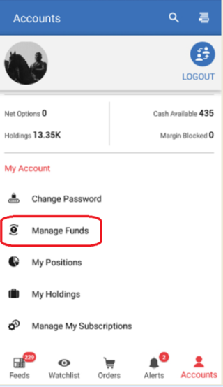 manage funds