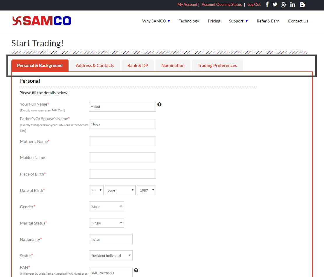 How to Open an Online Trading Account & Demat Account with ...