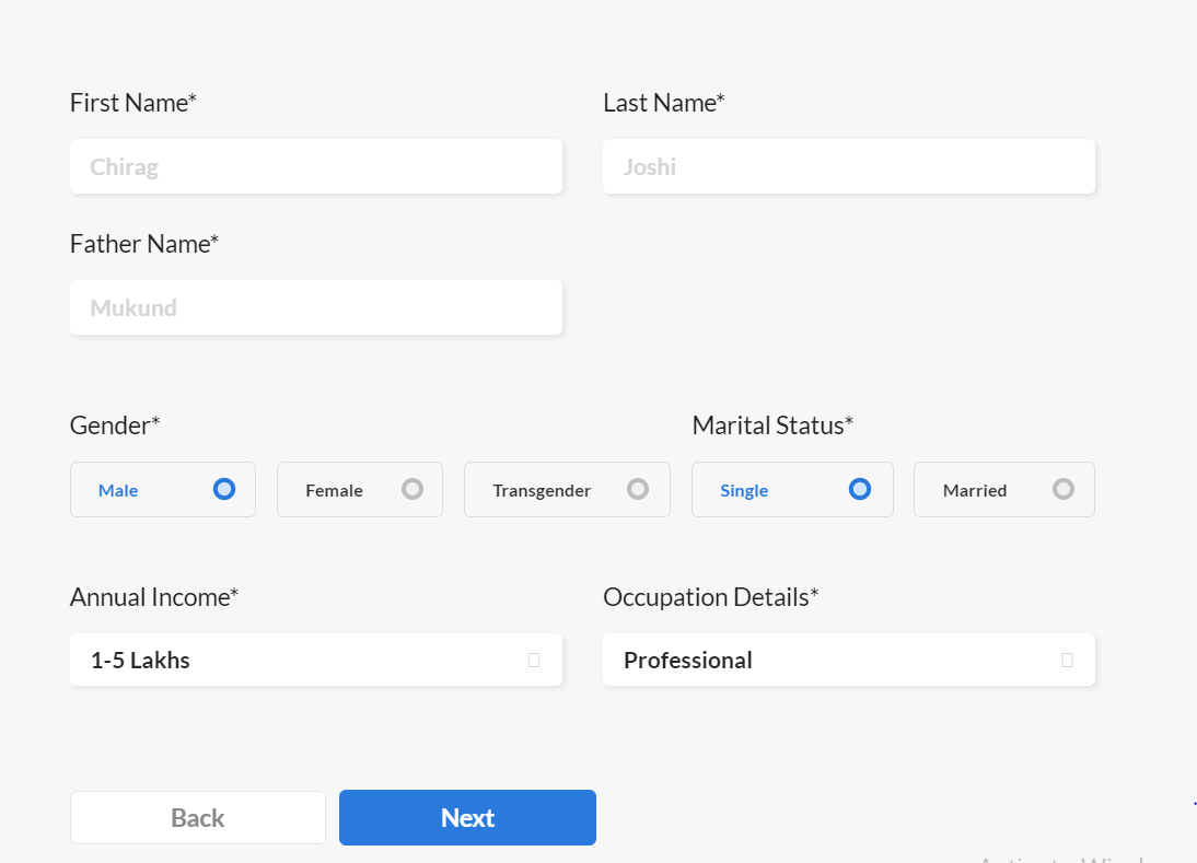 samco-account-personal-details