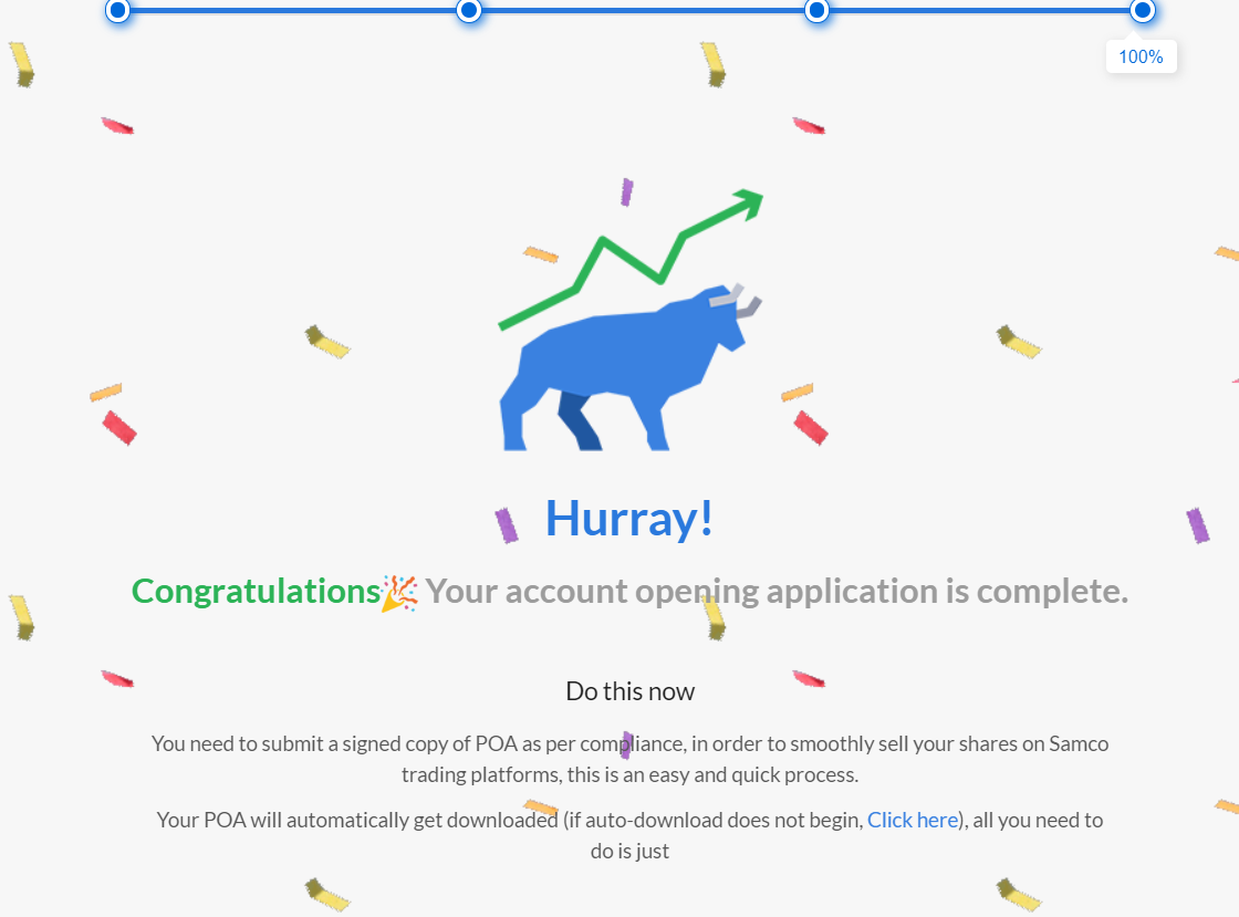samco-account-successfully-registered