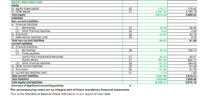 Balance Sheet Liability Side