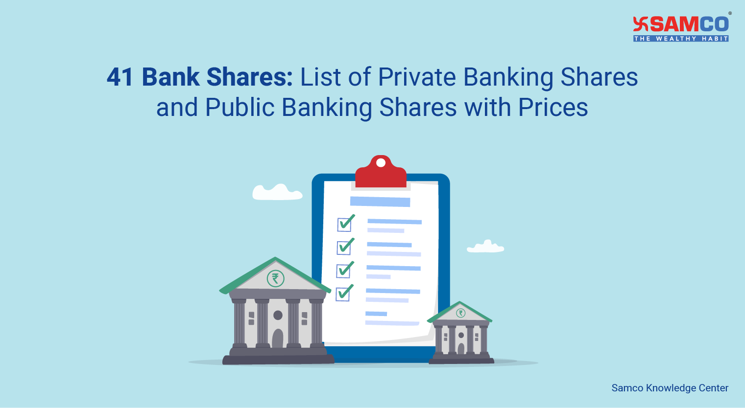 41 Bank Shares : List of Private Banking Shares and Public Banking Shares with Prices