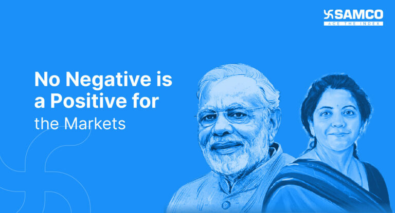 Budget 2023-24 : No Negative is a Positive for the Markets