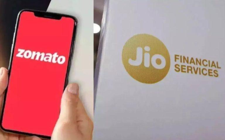 Zomato and Jio Financial Services Gain Ahead of Nifty 50 Inclusion