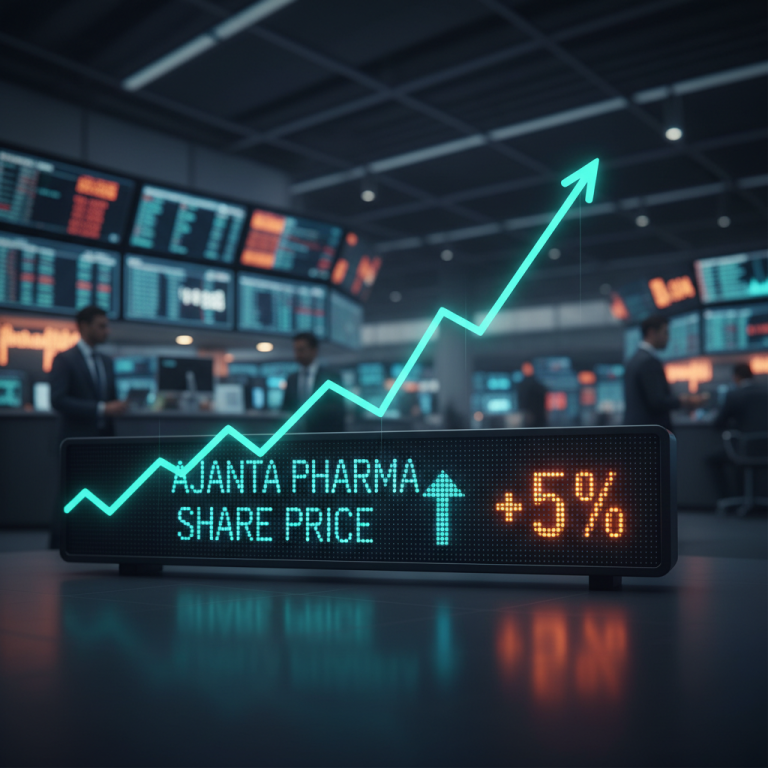 Ajanta Pharma Share Price Surges 5% on Semaglutide Marketing Pact with Biocon