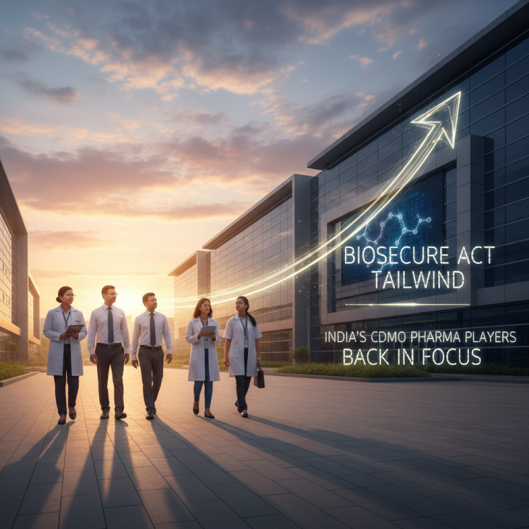 Biosecure Act Tailwind: Why India’s CDMO Pharma Players Are Back in Focus?