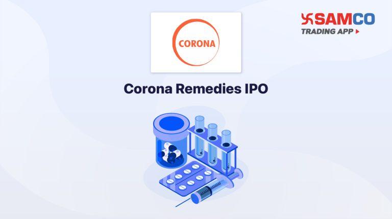 Corona Remedies IPO Blog Banner