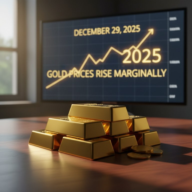 Gold Prices Rise Marginally on December 29, 2025: Tracking the Latest Market Moves