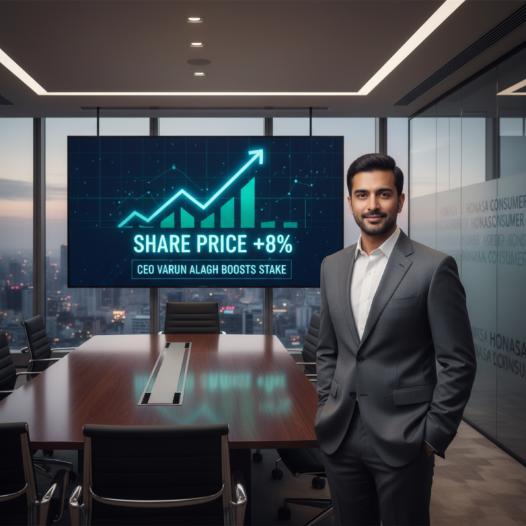 Honasa Consumer Share Price Jumps 8% as CEO Varun Alagh Boosts Stake
