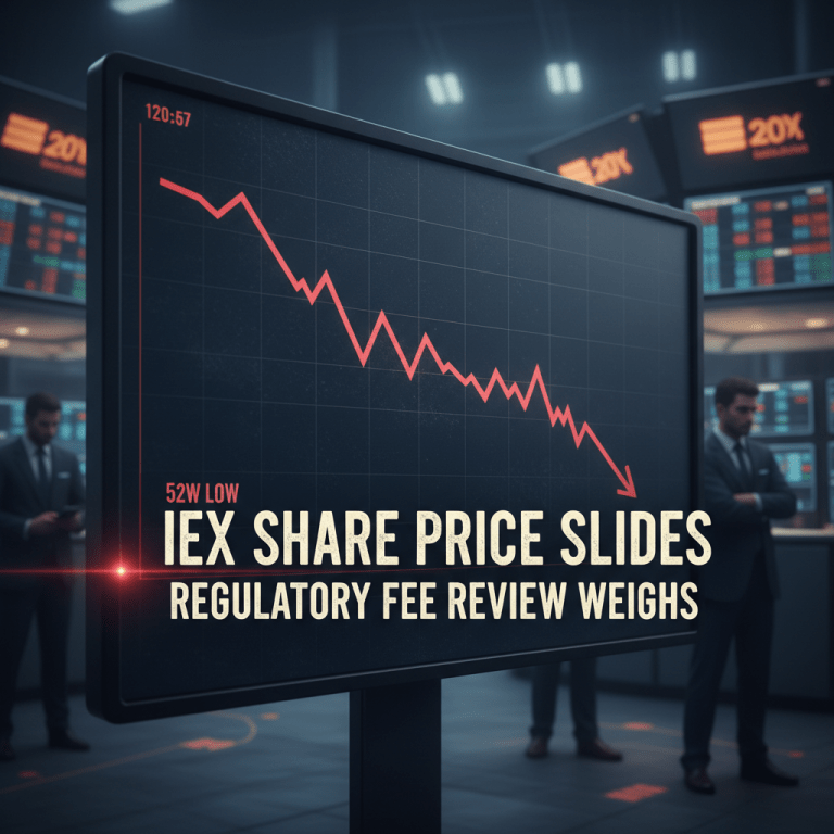 IEX Share Price Slides Toward 52-Week Low as Regulatory Fee Review Weighs on Stock | Stock Market Today