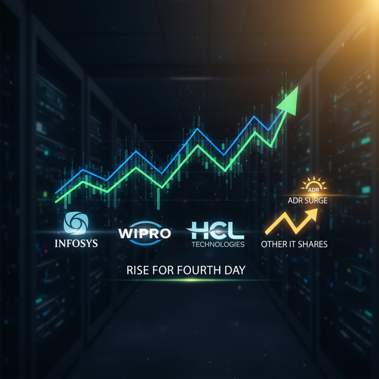 Infosys, Wipro, HCL Technologies and Other IT Shares Rise for Fourth Day Amid ADR Surge