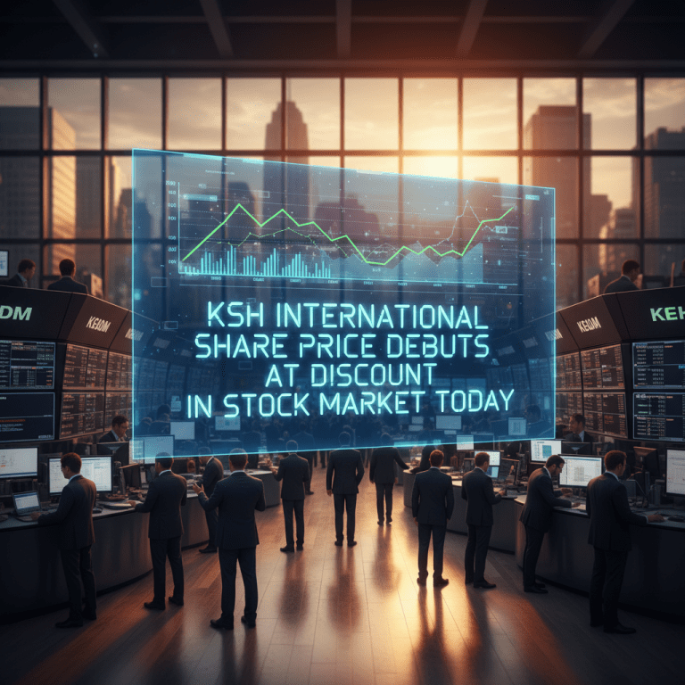 KSH International Share Price Debuts at Discount in Stock Market Today
