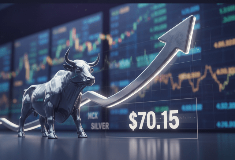 MCX Silver Share Price Surges as Silver Rate Today Breaks $70 Mark | Stock Market Today
