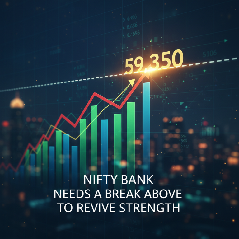 Nifty Bank Needs a Break Above 59,350 to Revive Strength