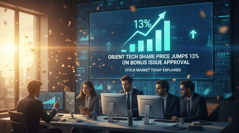 Orient Tech Share Price Jumps 13% on Bonus Issue Approval — Stock Market Today Explained