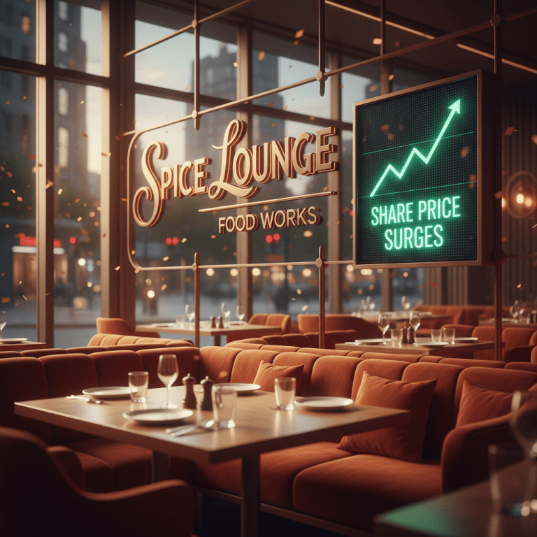 Spice Lounge Food Works Share Price Surges Amid Market Volatility