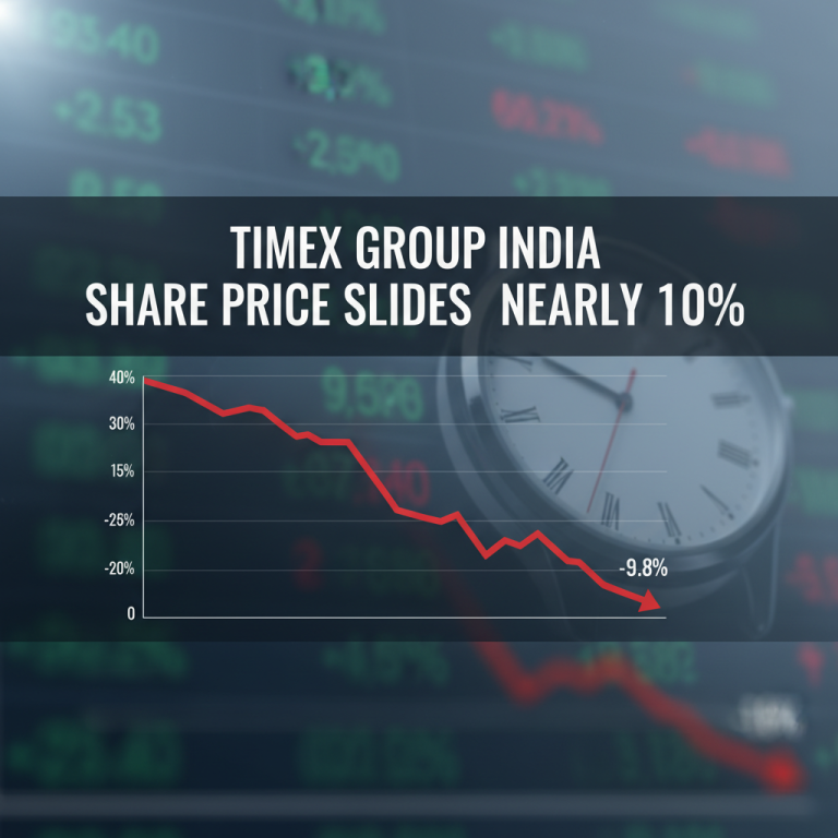 Timex Group India Share Price Slides Nearly 10% as Promoter OFS Hits the Stock Market Today