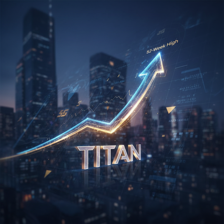 Titan Share Price Hits Fresh 52-Week High as Stock Market Today Cheers New Brand Launch