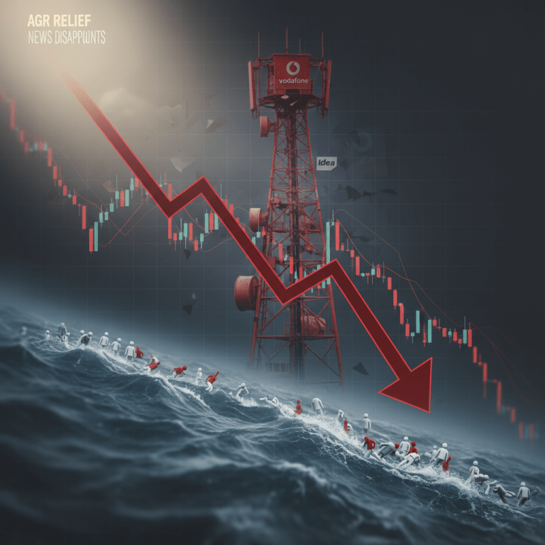 Vodafone Idea Share Price Slides Sharply as AGR Relief News Disappoints | Stock Market Today