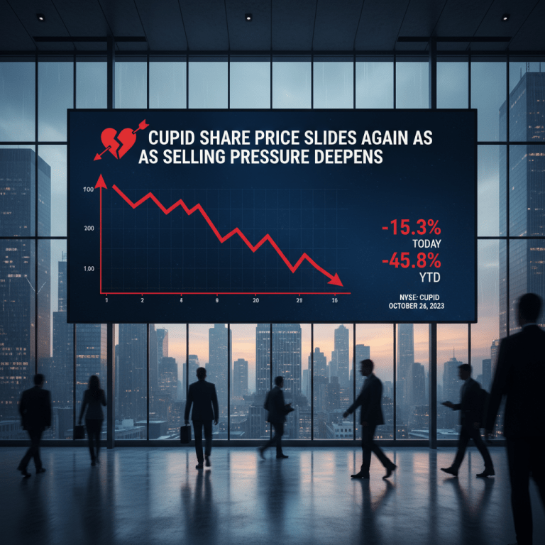 Cupid Share Price Slides Again as Selling Pressure Deepens | Stock Market Today