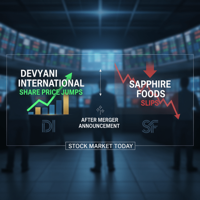 Devyani International Share Price Jumps, Sapphire Foods Slips After Merger Announcement | Stock Market Today