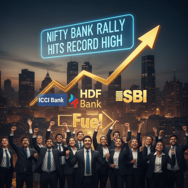 ICICI Bank, HDFC Bank, SBI Fuel Nifty Bank Rally as Banking Index Hits Fresh Record | Stock Market Today