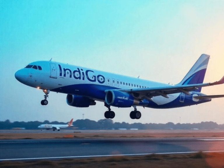 IndiGo Share Price Gains 3.5% Despite Record Rs 22-Crore DGCA Fine