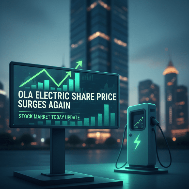 Ola Electric Share Price Surges Again: Stock Market Today Update