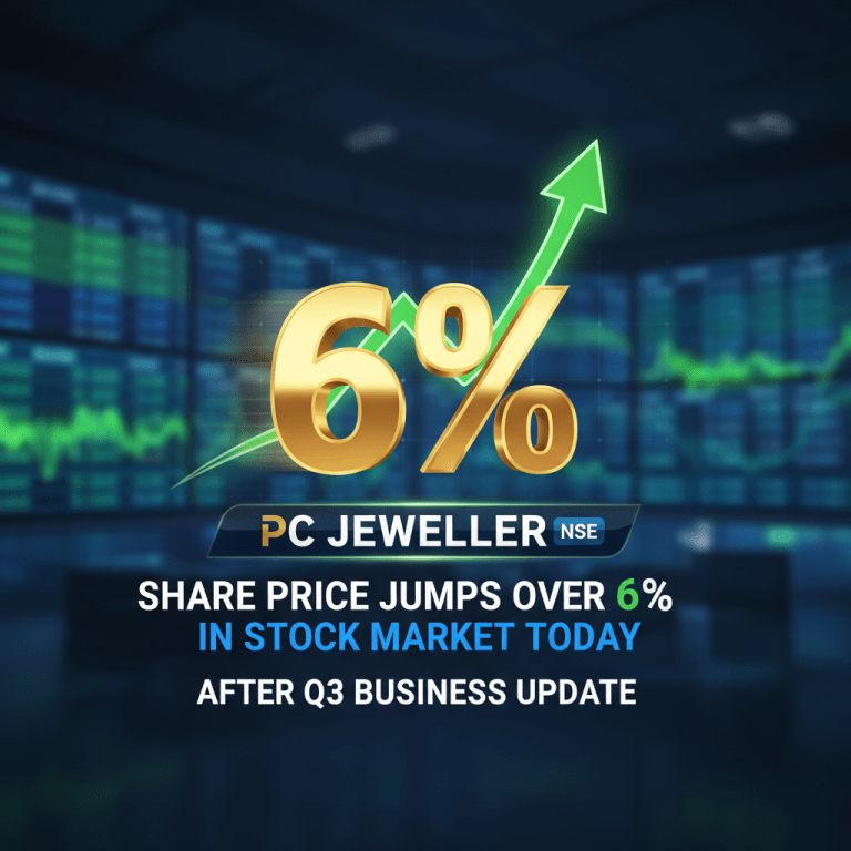 PC Jeweller Share Price Jumps Over 6% in Stock Market Today After Q3 Business Update