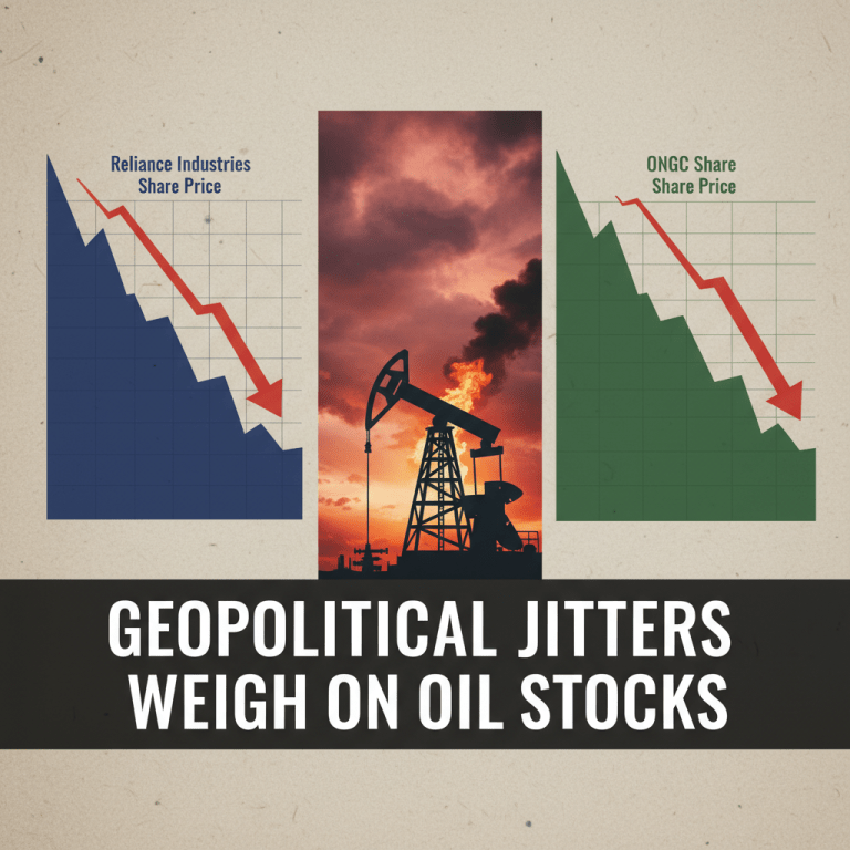 Reliance Industries and ONGC Share Price Slip as Geopolitical Jitters Weigh on Oil Stocks