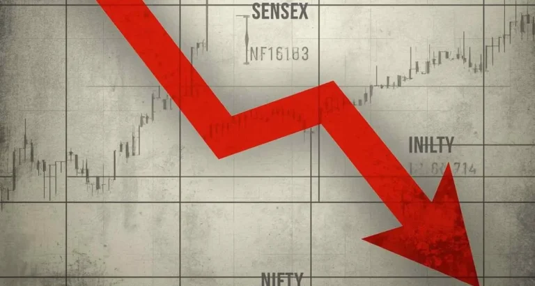 Sensex and Nifty News: Markets Slide for Third Straight Day as ₹18 Lakh Crore Wealth Erodes