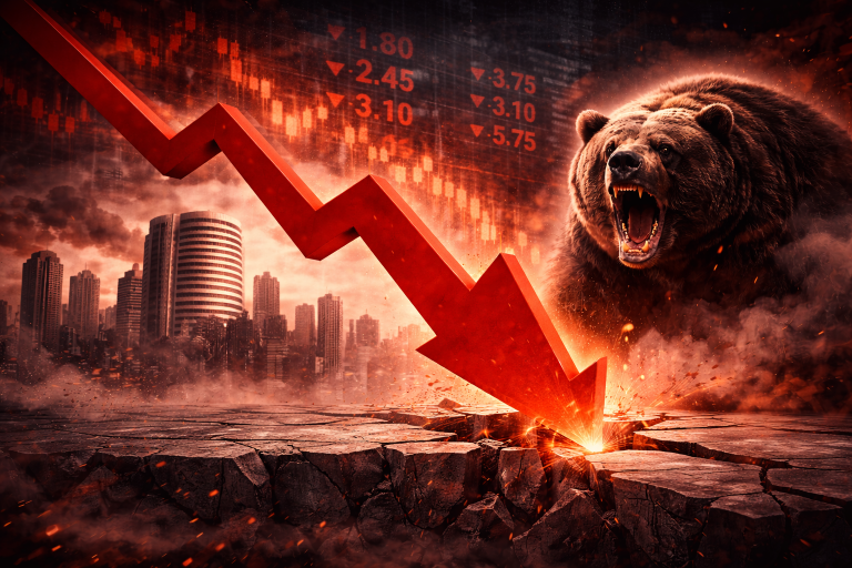 Sensex and Nifty News: Sensex Slides Over 800 Points, Nifty Drops 1% as Market Loses ₹6 Lakh Crore