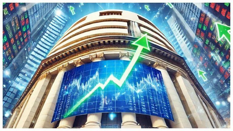 Sensex and Nifty News: Sensex Surges 398 Points, Nifty 50 Nears 25,300 Amid Strong Buying Momentum