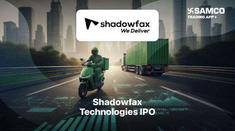 Shadowfax Technologies IPO Blog banner