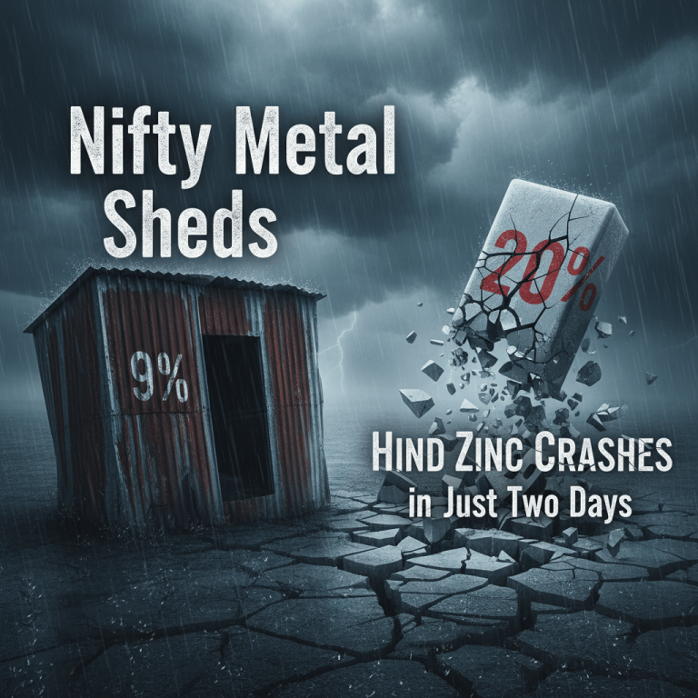 Nifty Metal Sheds 9%, Hind Zinc Crashes 20% in Just Two Days | Stock Market Today