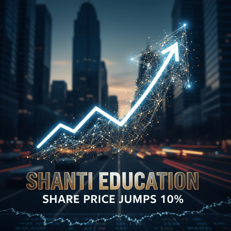 Shanti Education Share Price Jumps 10% as Stock Market Today Remains Under Pressure