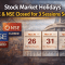 Stock Market Holidays