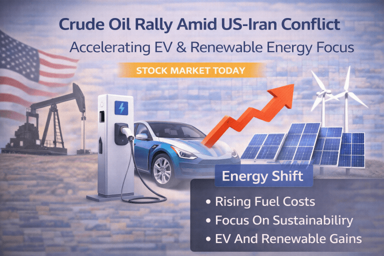 Crude Oil Rally Amid US-Iran War May Accelerate EV, Renewable Energy Push | Stock Market Today