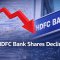 HDFC share price declines