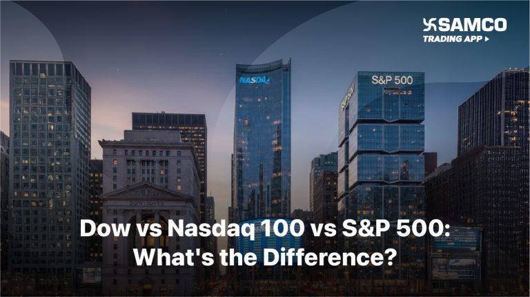 Dow vs Nasdaq 100 vs S&P 500 What's the Difference Blog banner