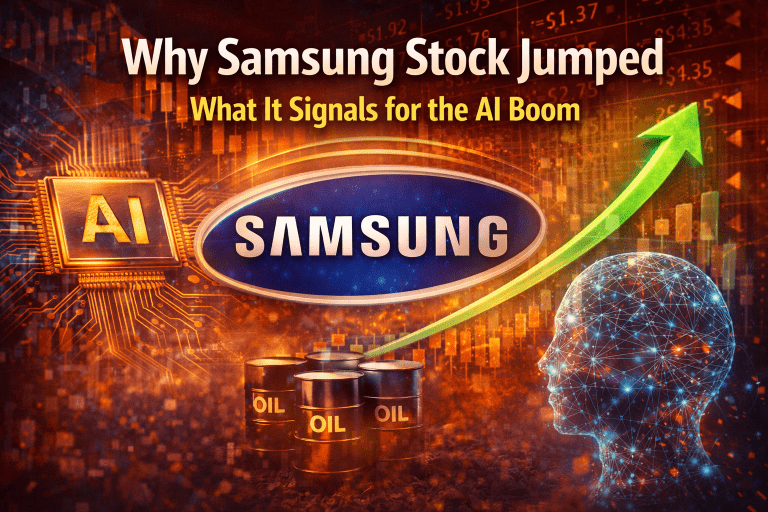 Why Samsung Stock Jumped — And What It Signals for the AI Boom Samsung stock surge