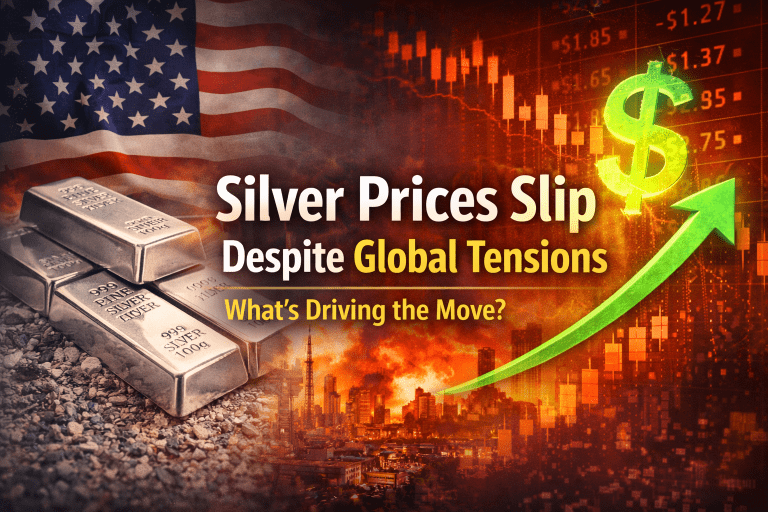 Silver Prices Slip Despite Global Tensions — What’s Driving the Move?