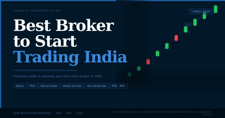 best broker India 2026 comparison table