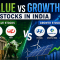Value vs growth stocks in India