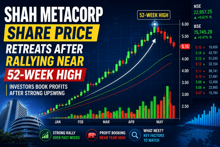 Shah Metacorp Share Price Retreats After Rally Near 52-Week High: What Investors Should Know