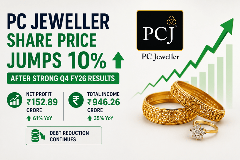 PC Jeweller Share Price Surges 10% After Strong Q4 FY26 Results: Key Highlights for Investors